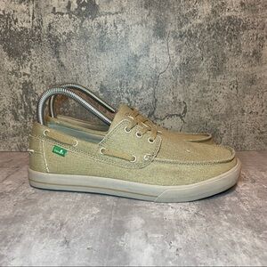 Sanuk Sea Boat Deck Shoes Mens sz 7